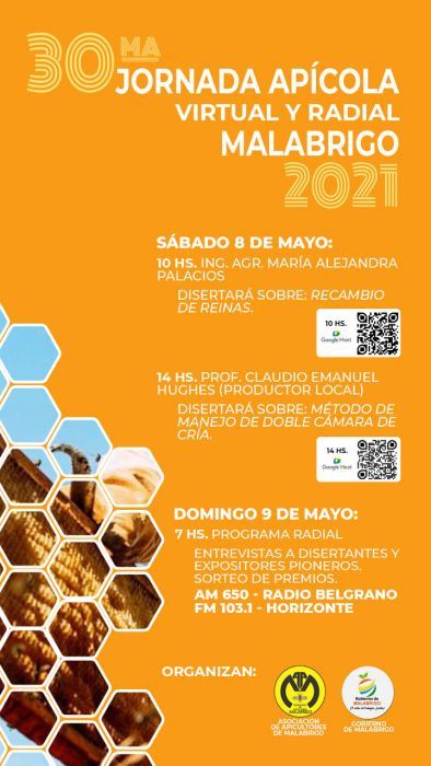 Jornada apícola virtual y radial MALABRIGO 2021